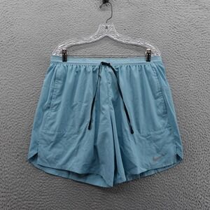 Nike Stride Dri‑FIT 7in 2in1 Running Shorts XL‎ Turquoise Blue Mens Athletic NWT